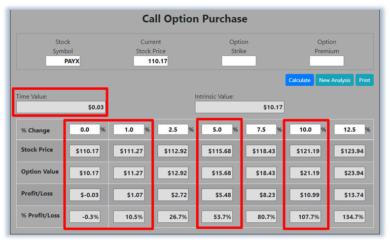 stock profit calculator with leveragw